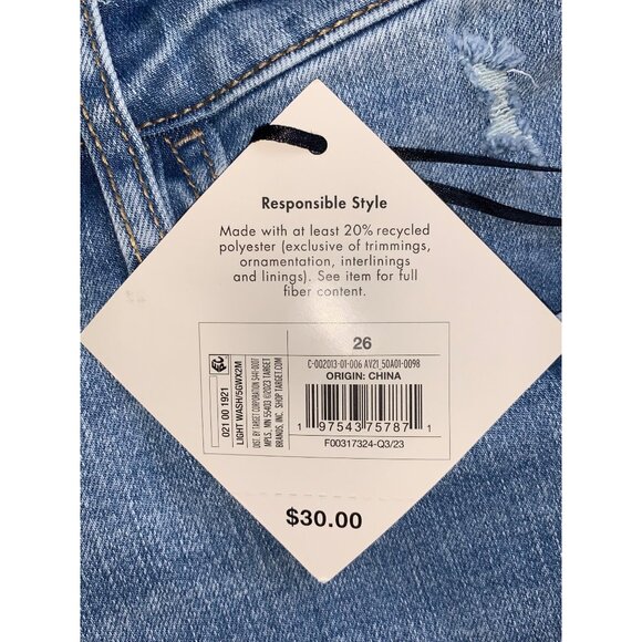 Ava & Viv Womens High Rise Skinny Blue Denim Jeans Casual Stretch Plus Size 26 - Picture 9 of 9